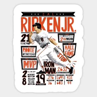 Cal Ripken Jr. Baltimore Position Sticker